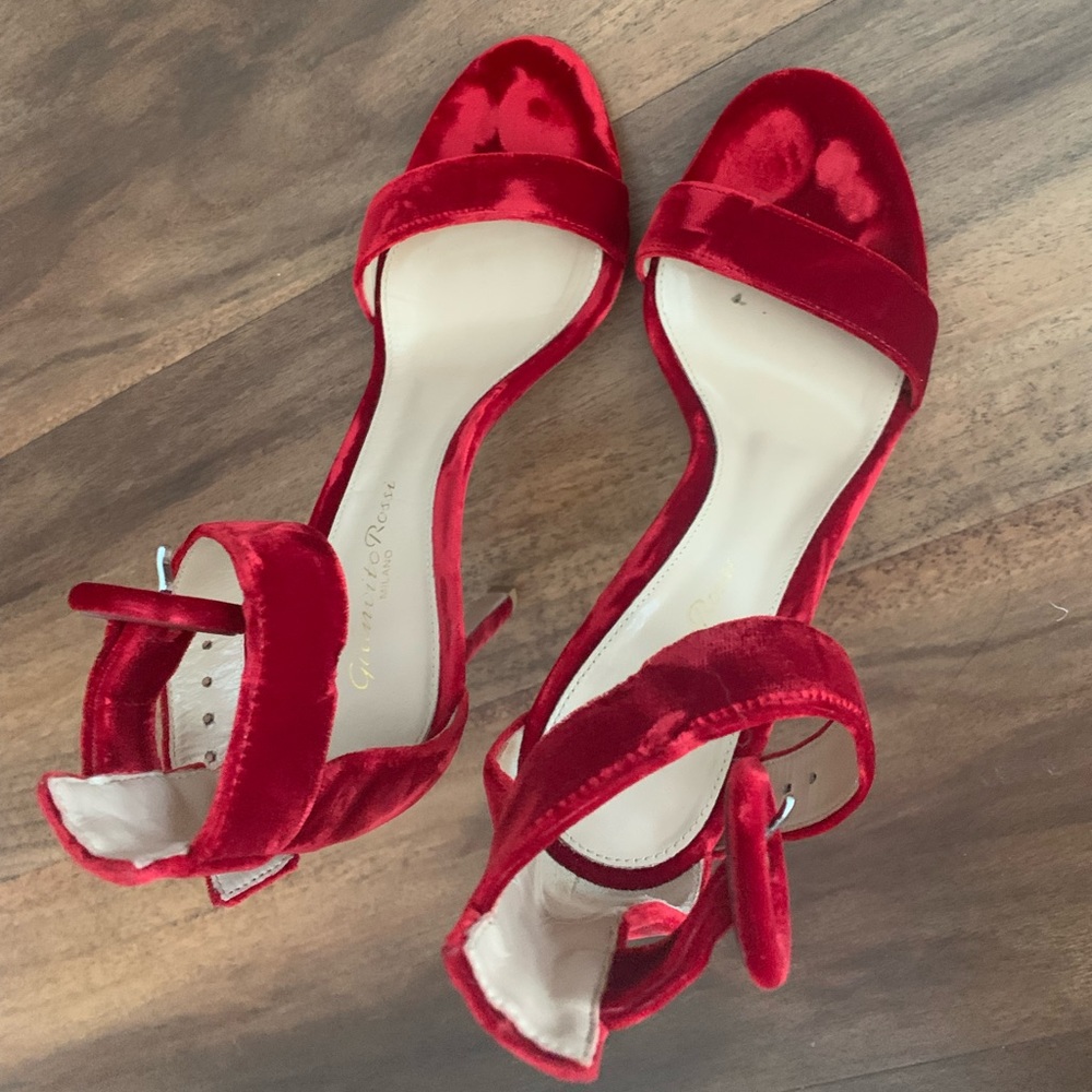 Gianvito Rossi Portofino 105 mm velvet sandals